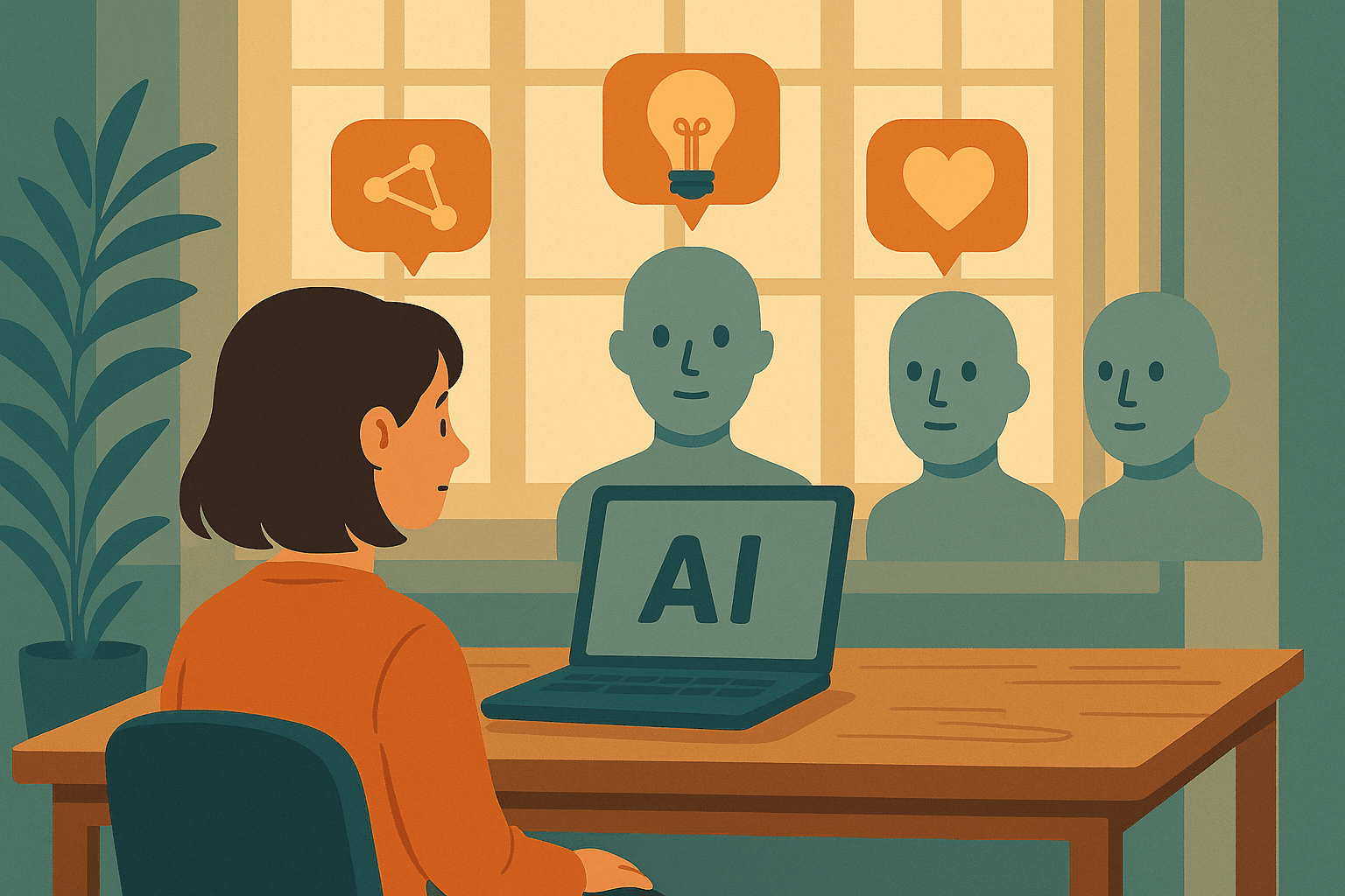 Socratic Dialogue Illustration